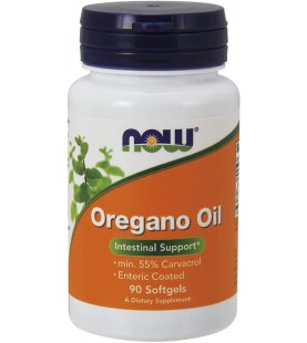 NOW Supplements, Oregano Oil with Ginger and Fennel Oil,  90 Softgels