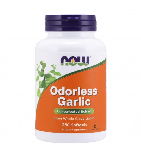 NOW Supplements, Odorless Garlic, Concentrated Extract, 250 Softgels