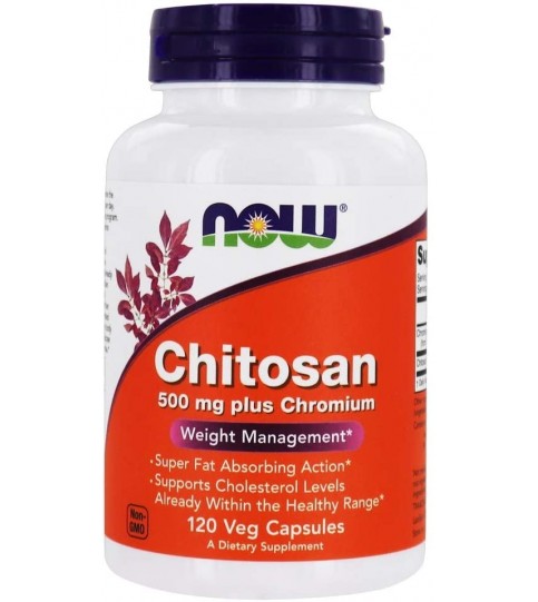 Now Foods Chitosan - 120 vegetable capsules