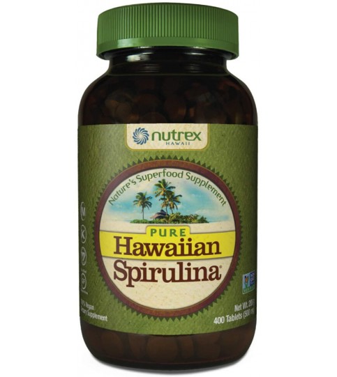 Pure Hawaiian Spirulina - 500 mg Tablets 400 Count 