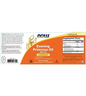 NOW Supplements, Evening Primrose Oil 500 mg, 250 Softgels