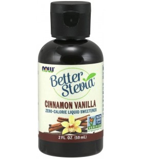 NOW Foods, Better Stevia, Cinnamon Vanilla Flavor, 2-Ounce