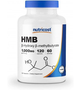 Nutricost HMB 1000mg (120 Capsules)