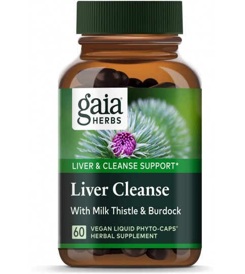 Gaia Herbs Liver Cleanse Liquid Phyto-Capsules, 60 Count