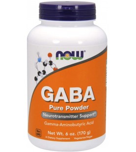 NOW Supplements, GABA (Gamma-Aminobutyric Acid) Powder, 6-Ounce