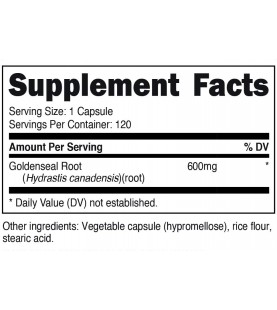 Nutricost Goldenseal Root 600mg, 120 Capsules