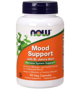 NOW Supplements, Mood Support with St. John's Wort, 90 Veg Capsules