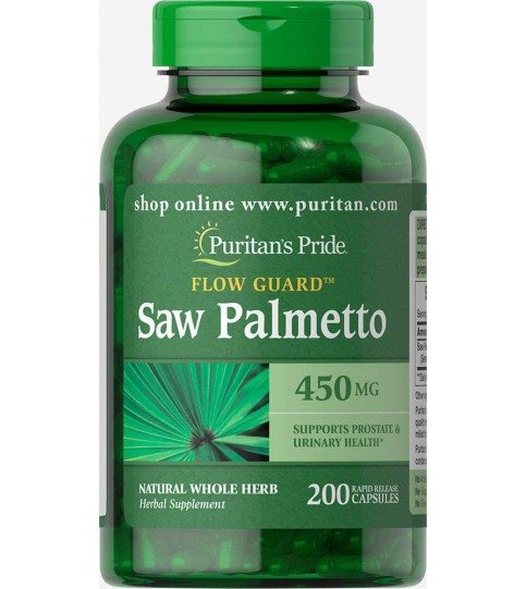 Puritans Pride Saw Palmetto 450 Mg, 200 Count