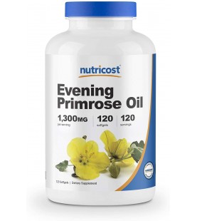 Nutricost Evening Primrose Oil 1,300mg, 120 Softgels