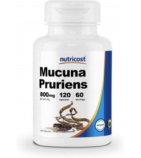 Nutricost Mucuna Pruriens 800mg, 120 Capsules