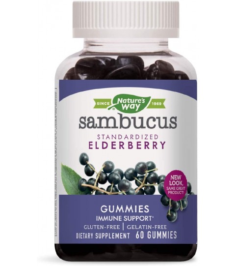 Nature's Way Sambucus Elderberry 60 Gummies 