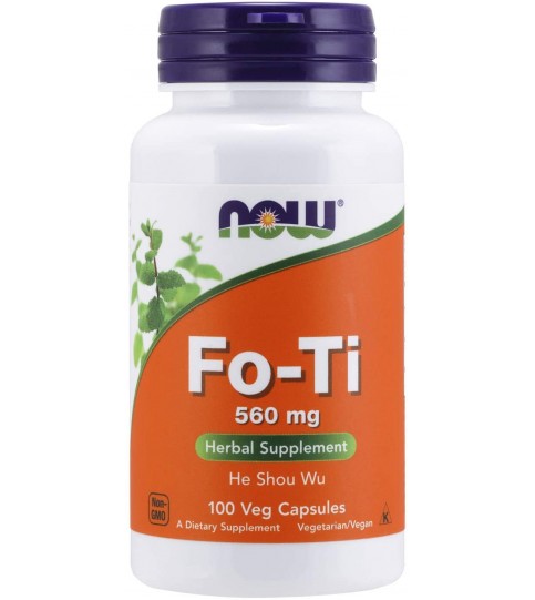 NOW Supplements, Fo-Ti (Ho Shou Wu) 560 mg, 100 Veg Capsules