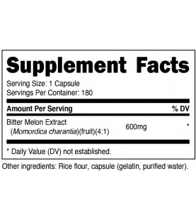 Nutricost Bitter Melon 600mg, 180 Capsules