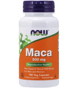 NOW Supplements, Maca 500 mg, 100 Veg Capsules