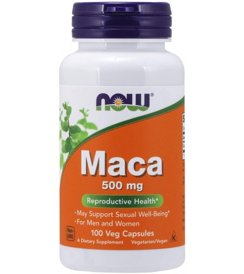 NOW Supplements, Maca 500 mg, 100 Veg Capsules