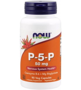 NOW Supplements, P-5-P 50 mg, 90 Veg Capsules