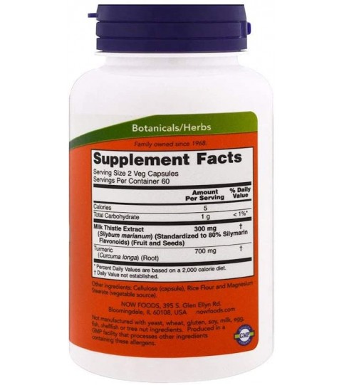 NOW Supplements, Silymarin Milk Thistle Extract 150 mg, 120 Veg Capsules