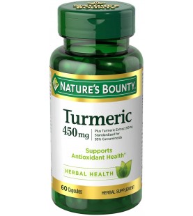 Nature's Bounty Turmeric Curcumin Caps, 60 ct, Green