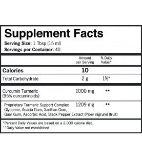 Qunol Liquid Turmeric Curcumin with Black Pepper 1000 Milligram, 40 Servings 