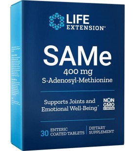 Life Extension SAMe 400 mg 30 Tablets