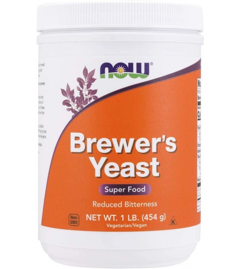 NOW Supplements, Brewer's Yeast Powder, 1-Pound