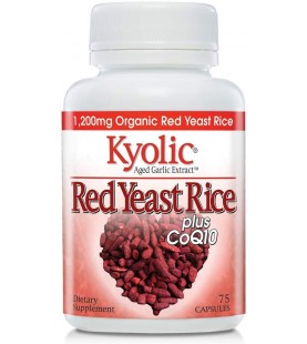 Kyolic Aged Garlic Extract Formula 114 Red Rice Yeast & Coq10, 75 Capsules