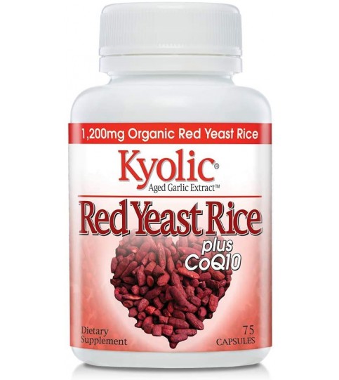 Kyolic Aged Garlic Extract Formula 114 Red Rice Yeast & Coq10, 75 Capsules