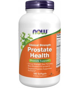 NOW Supplements, Prostate Health, Clinical Strength Saw Palmetto, 180 Softgels