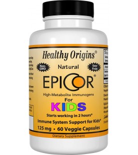 Healthy Origins EpiCor for Kids 125 mg, 60 Veggie Caps