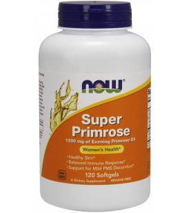 NOW Supplements, Super Primrose 1300 mg, 120 Softgels