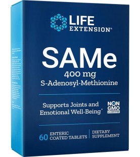 Life Extension Same S-Adenosyl-Methionine 400 Mg, 60 Tablets