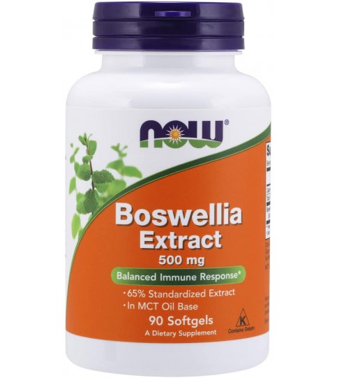 NOW Supplements, Boswellia Extract 500 mg, 90 Softgels