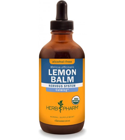 Herb Pharm Certified Organic Lemon Balm, 4 Ounce