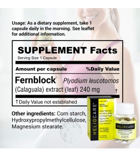 Heliocare Skin Care Dietary Supplement: 240mg - 60 Veggie Capsules