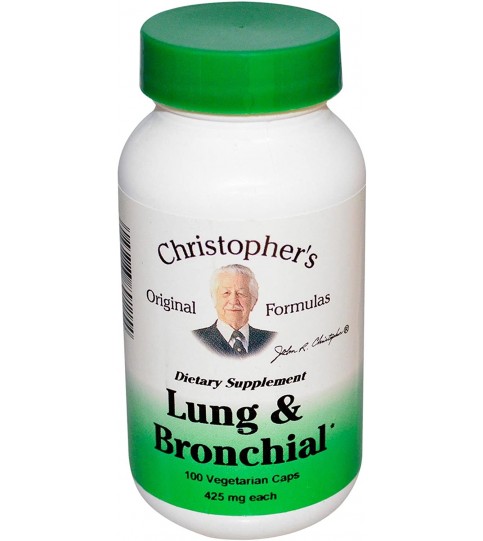 Dr. Christopher's Unisex Lung & Bronchial Formula 100 Count 425mg 