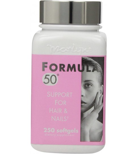 Formula 50 Support for Hair & Nails, 250 Softgels