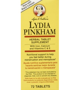 Lydia Pinkham Herbal Supplement, Tablets, 72 Count