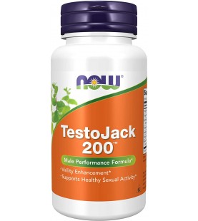 NOW Supplements, TestoJack 200, 60 Veg Capsules