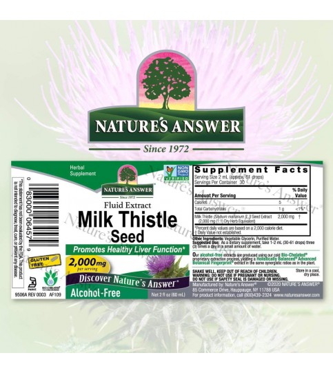 Nature's Answer Milk Thistle Extract 2oz