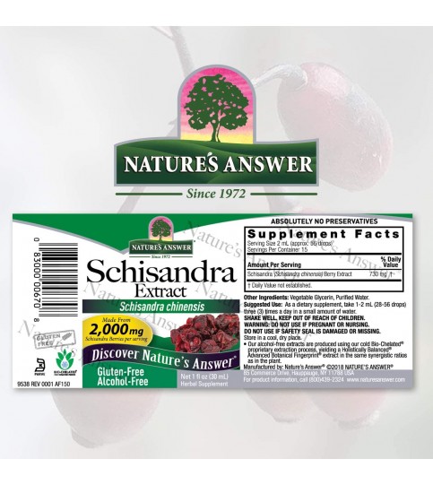 Nature's Answer Schisandra Berry - 1oz