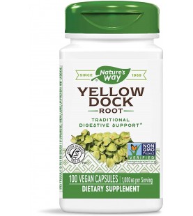 Nature's Way Yellow Dock Root, 100 capsules