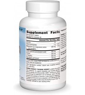 Source Naturals Theanine Serene with GABA - 120 Tablets