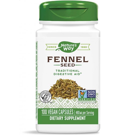 Nature's Way Fennel Seed 480 Mg, 100 Count