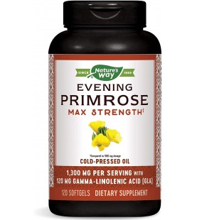 Nature's Way EfaGold Evening Primrose, 1300mg, 120 Softgels