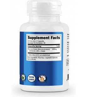 Nutricost Mucuna Pruriens 800mg, 120 Capsules