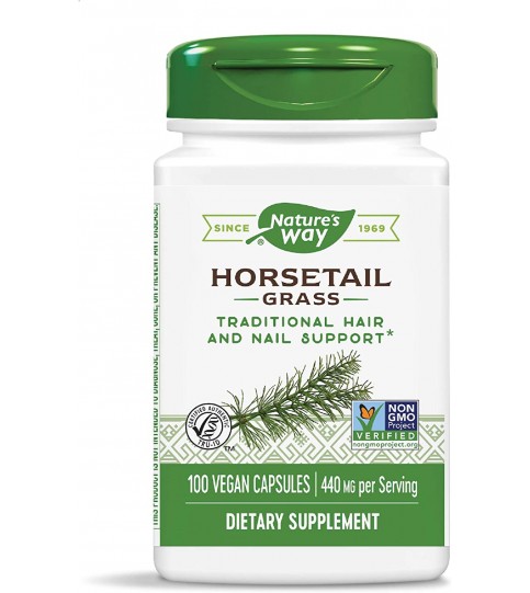 Nature's Way Premium Herbal Horsetail Grass 440 mg, 100 VCaps