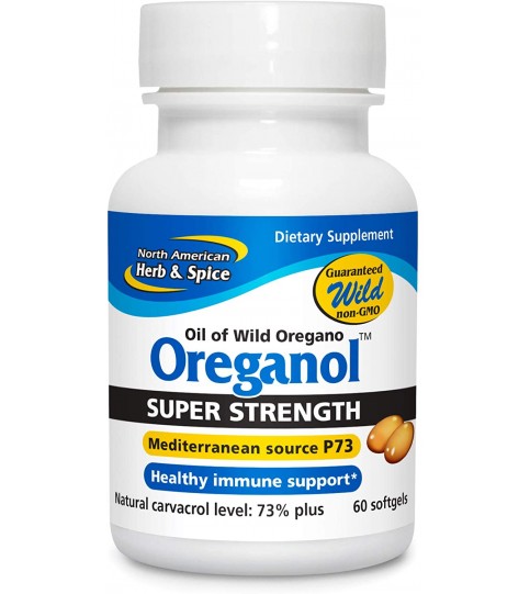 North American Herb & Spice Super Strength Oreganol P73-60 Softgels