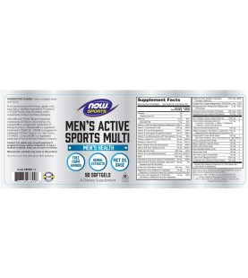 NOW Sports Nutrition, Men's Extreme Sports Multi, 90 Softgels