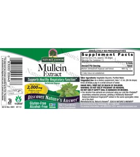 Nature's Answer Mullein Leaf 1oz