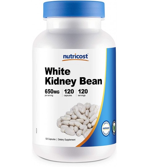 Nutricost White Kidney Beans Capsules 650mg 120 Capsules